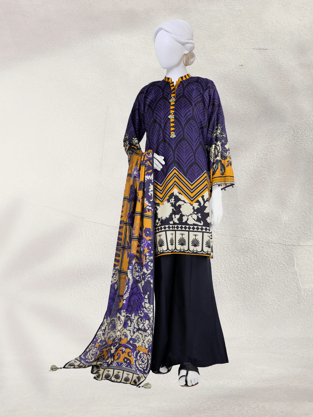 Lawn Printed 3 Piece Unstitched Suit