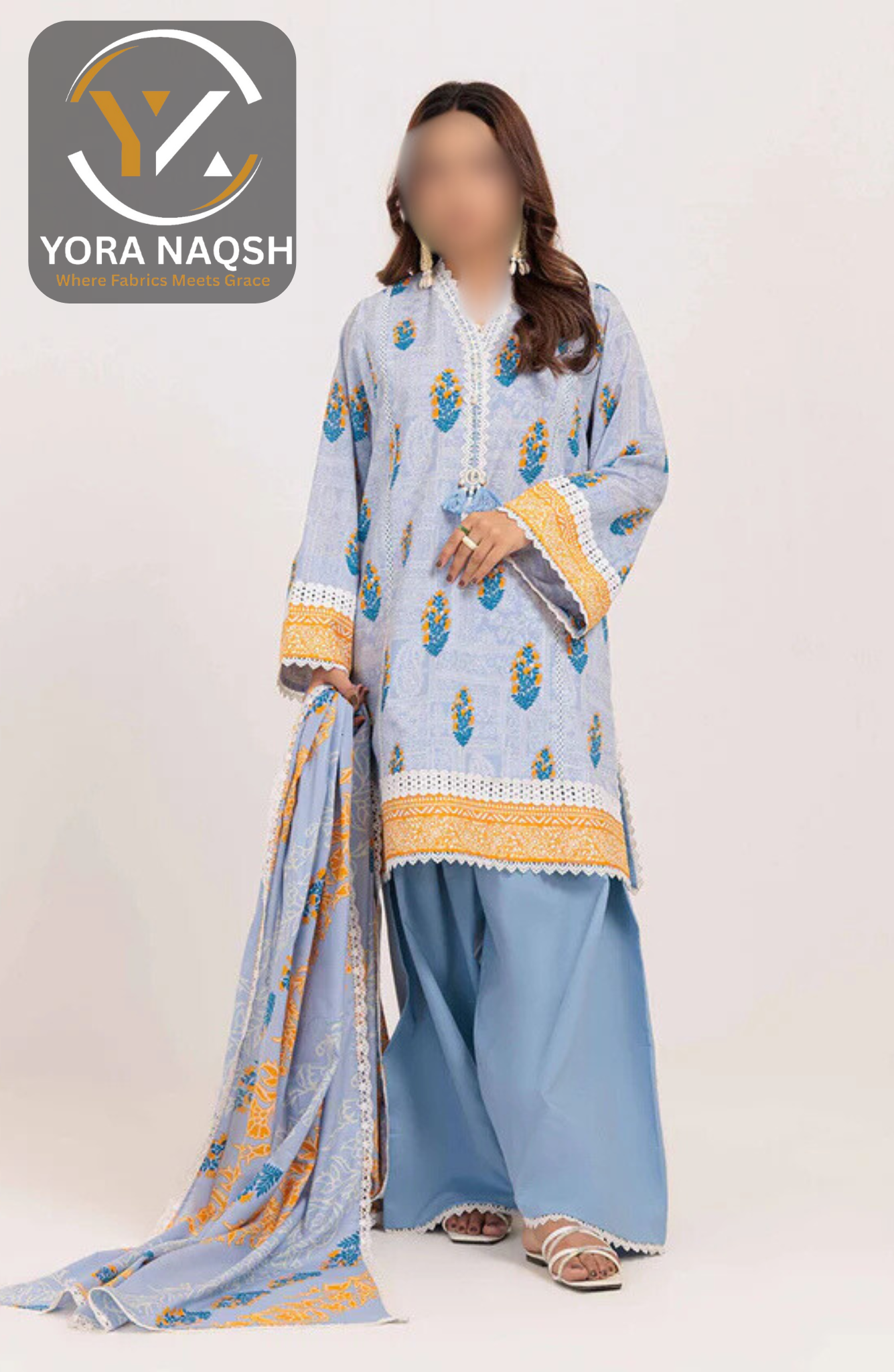 BONANZA SATRANGI Lawn 3 Piece