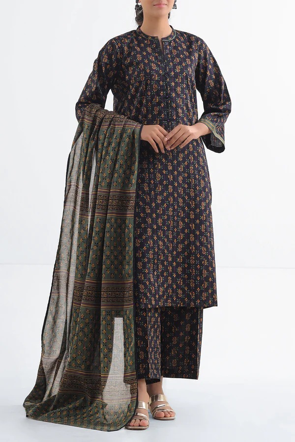 Saya Unstitched Printed Lawn 3 Piece